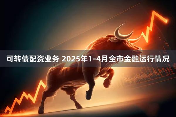 可转债配资业务 2025年1-4月全市金融运行情况